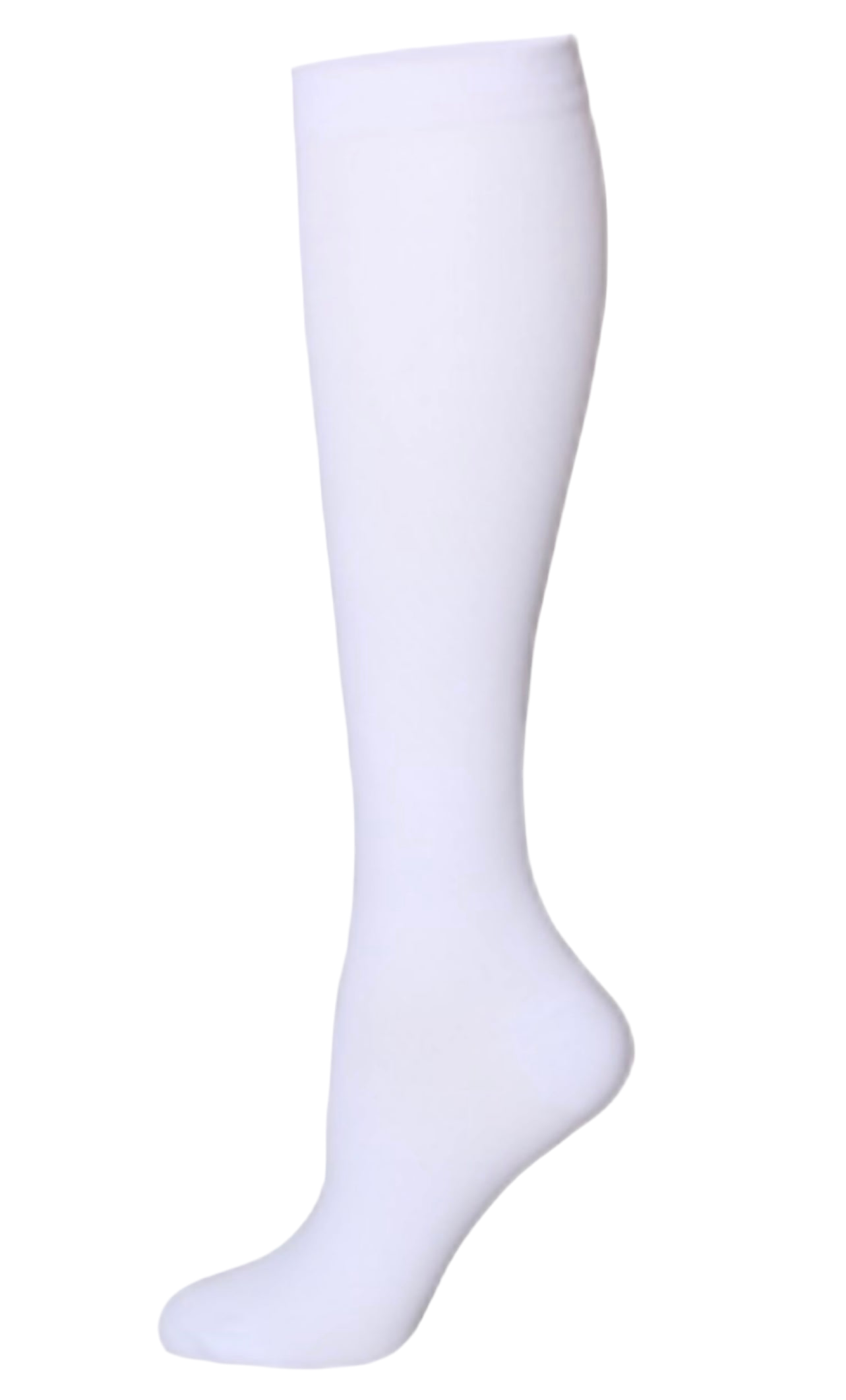 White Compression Socks