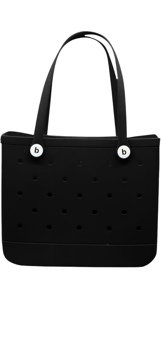 Black Jumbo Beach Bag