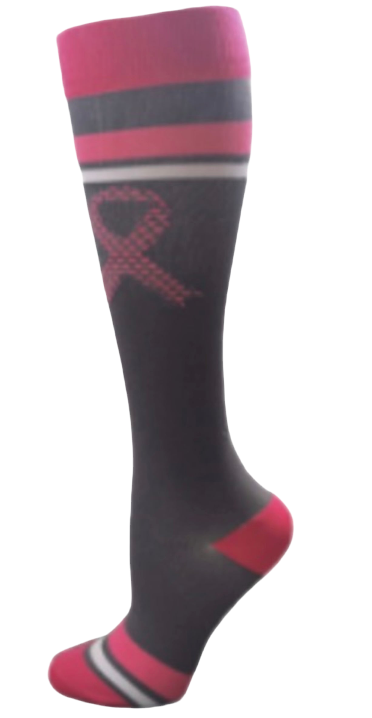 Breast Cancer Awareness Compression Socks